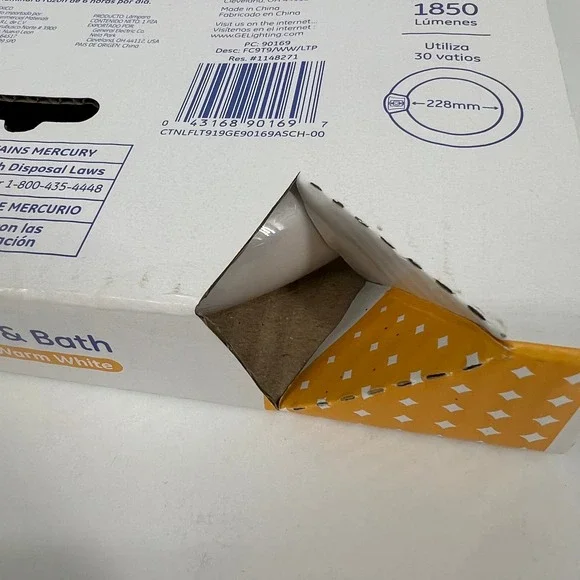 GE 9 Inch Kitchen‎ & Bath Warm White FC9 T9 Circline Fluorescent Light Bulb 30W - Picture 6 of 9